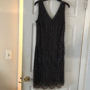 Beaded evening dress